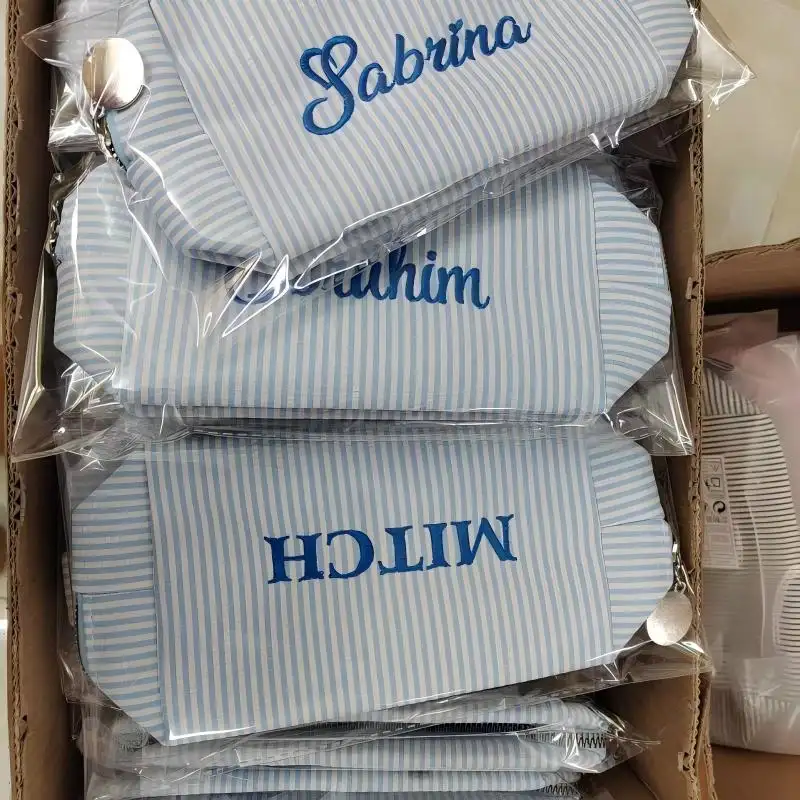 Folded packing for the makeup bags